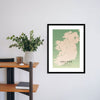 Ireland Maps 2 - Map Matte Print by doingly