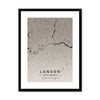 London Map Prints 3 - Map Matte Print by doingly