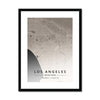 Los Angeles Map Prints 3 - Map Matte Print by doingly