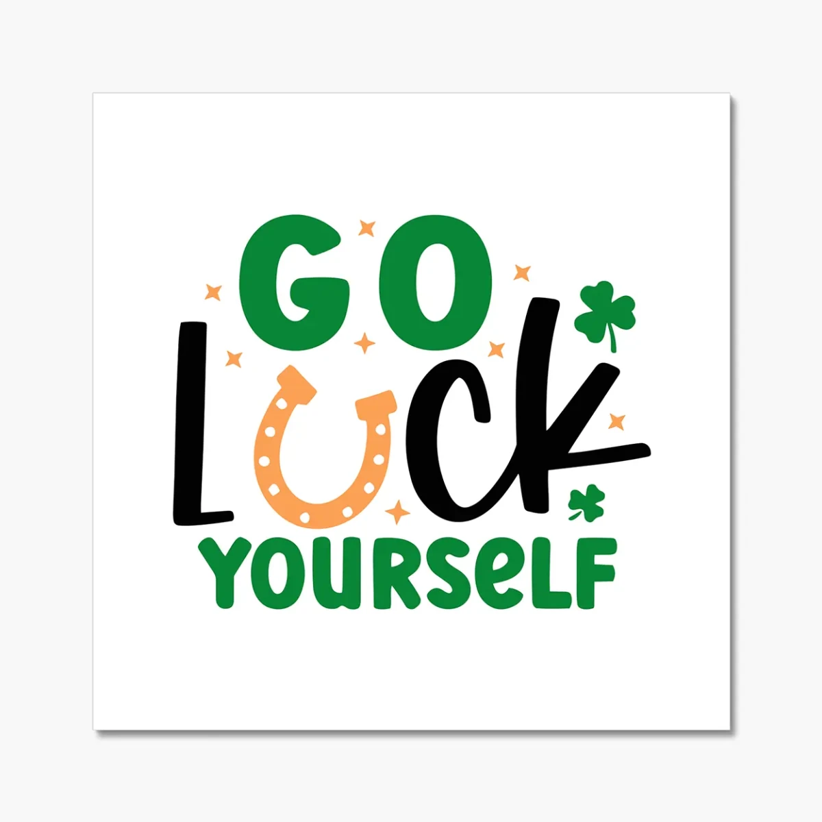 Luck Yourself 2 - Seasonal Art Tile by doingly