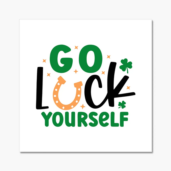 Luck Yourself 2 - Seasonal Art Tile by doingly