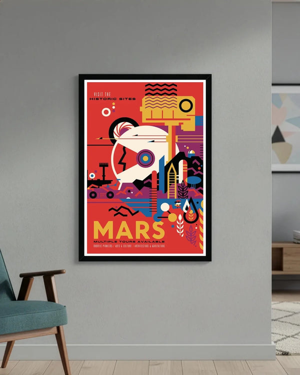 Mars 2 - NASA Classic Print by doingly