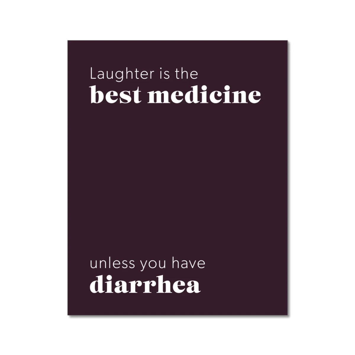 Medicine Diarrhea 2 - Laugh Art Tile by doingly