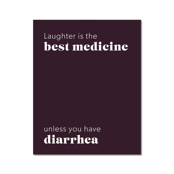 Medicine Diarrhea 2 - Laugh Art Tile by doingly