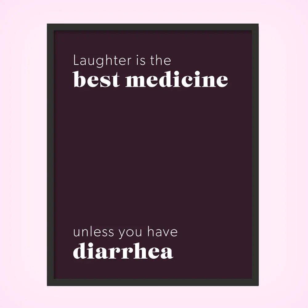 Medicine Diarrhea 1 - Laugh Art Tile by doingly
