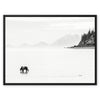 Monochrome Wilderness: The Bear 8 - Animal Canvas Print by doingly