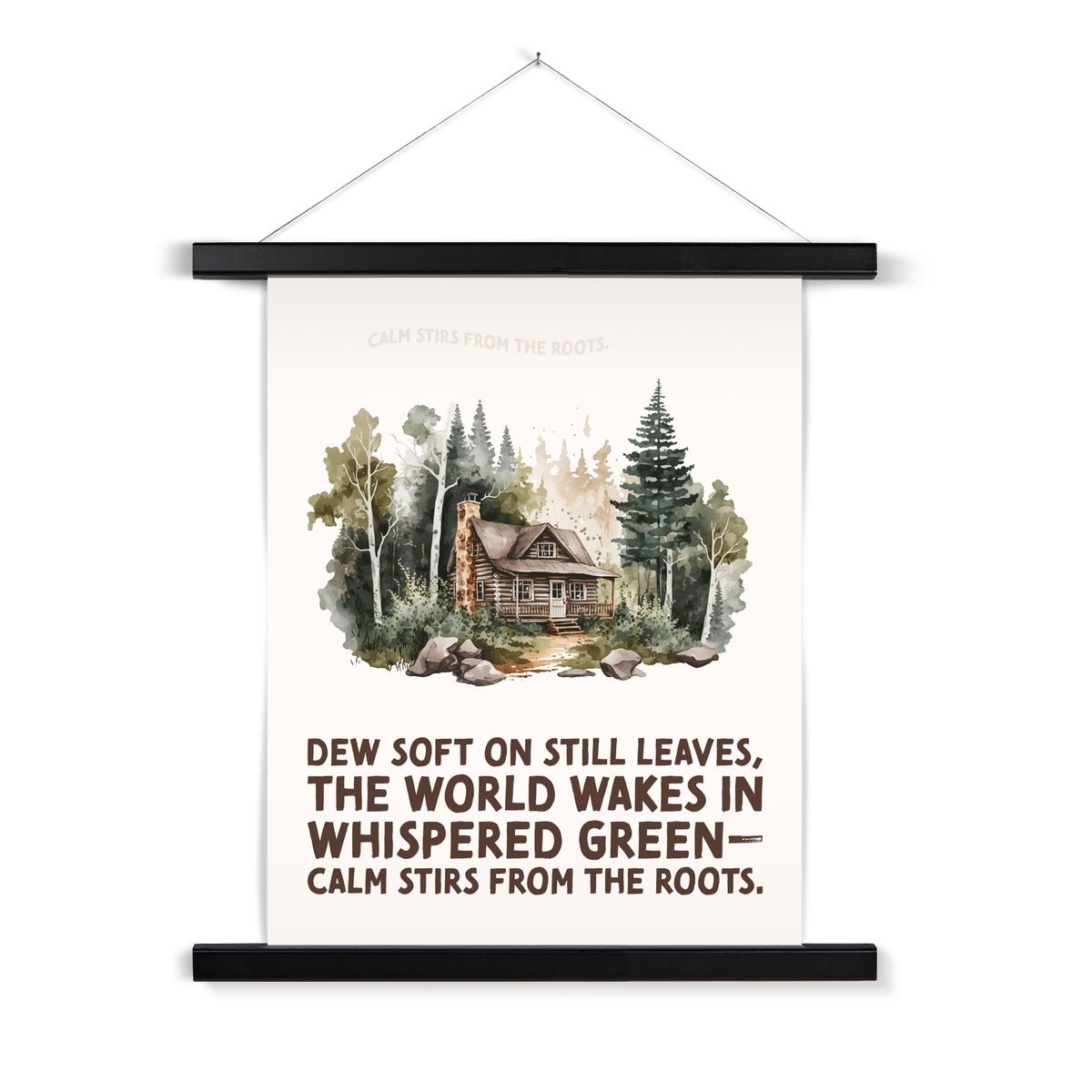 Nature's Serenity: Cozy Forest 2 1 - Landscapes Poster Print by doingly