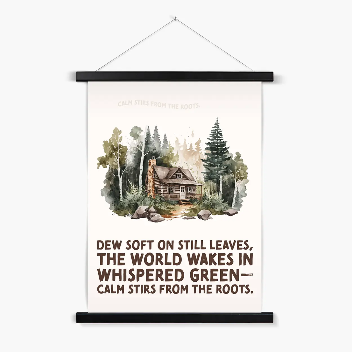 Nature's Serenity: Cozy Forest 2 4 - Landscapes Poster Print by doingly