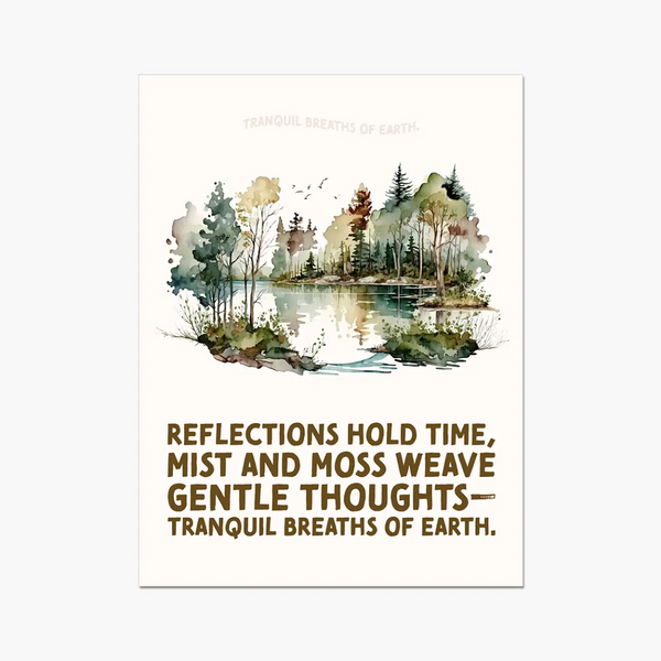 Nature's Serenity: Cozy Forest 3 3 - Landscapes Poster Print by doingly