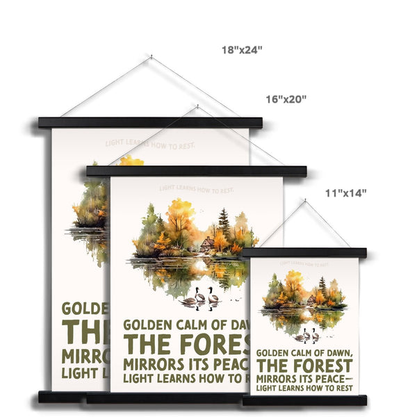Nature's Serenity: Cozy Forest 4 5 - Landscapes Poster Print by doingly