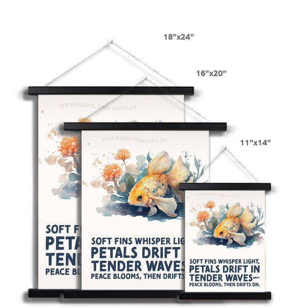 Nature's Serenity - Goldfish Blossoms 1 5 - Animal Poster Print by doingly