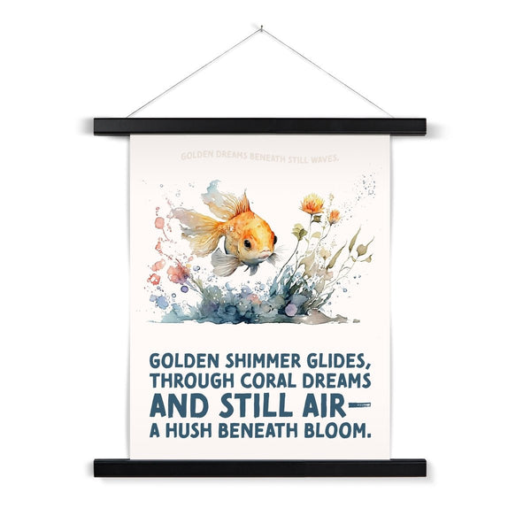 Nature's Serenity - Goldfish Blossoms 2 1 - Animal Poster Print by doingly