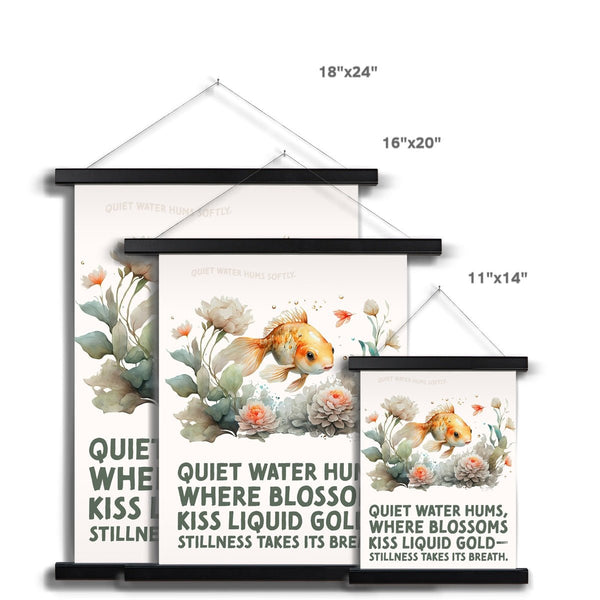 Nature's Serenity - Goldfish Blossoms 3 5 - Animal Poster Print by doingly
