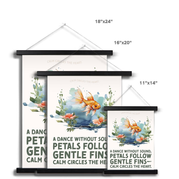 Nature's Serenity - Goldfish Blossoms 4 5 - Animal Poster Print by doingly