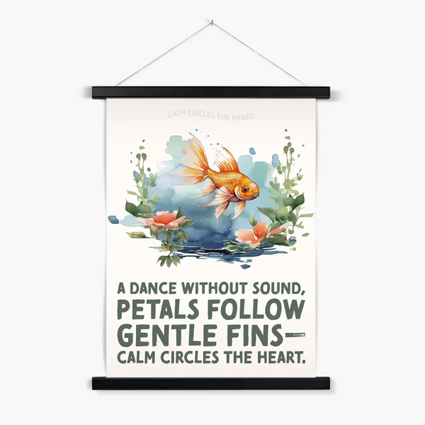 Nature's Serenity - Goldfish Blossoms 4 4 - Animal Poster Print by doingly