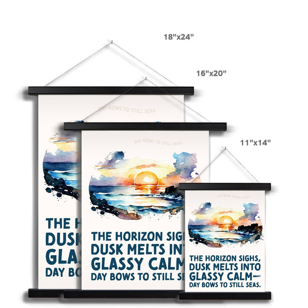 Nature's Serenity - Serene Sunsets 1 5 - Landscapes Poster Print by doingly