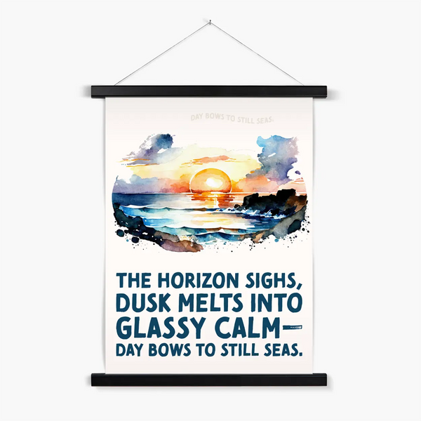 Nature's Serenity - Serene Sunsets 1 4 - Landscapes Poster Print by doingly