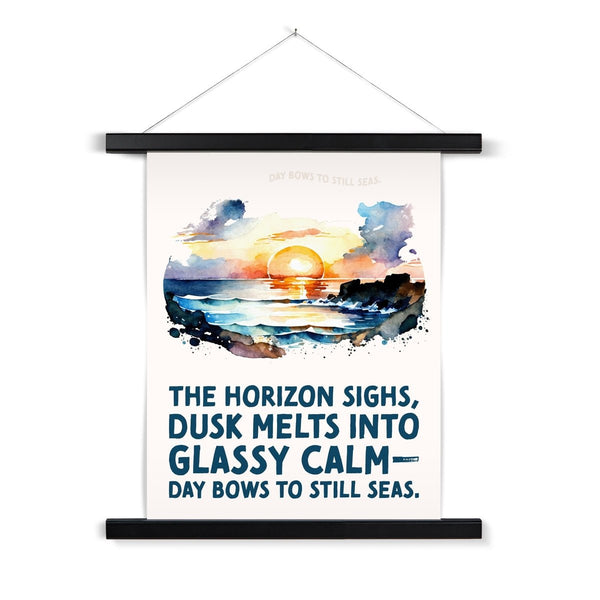 Nature's Serenity - Serene Sunsets 1 1 - Landscapes Poster Print by doingly