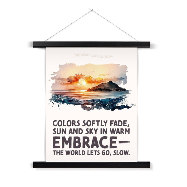 Nature's Serenity - Serene Sunsets 2 1 - Landscapes Poster Print by doingly