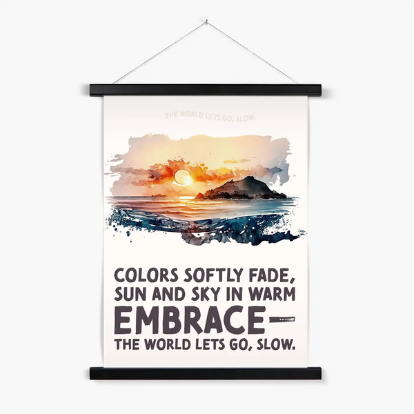 Nature's Serenity - Serene Sunsets 2 4 - Landscapes Poster Print by doingly