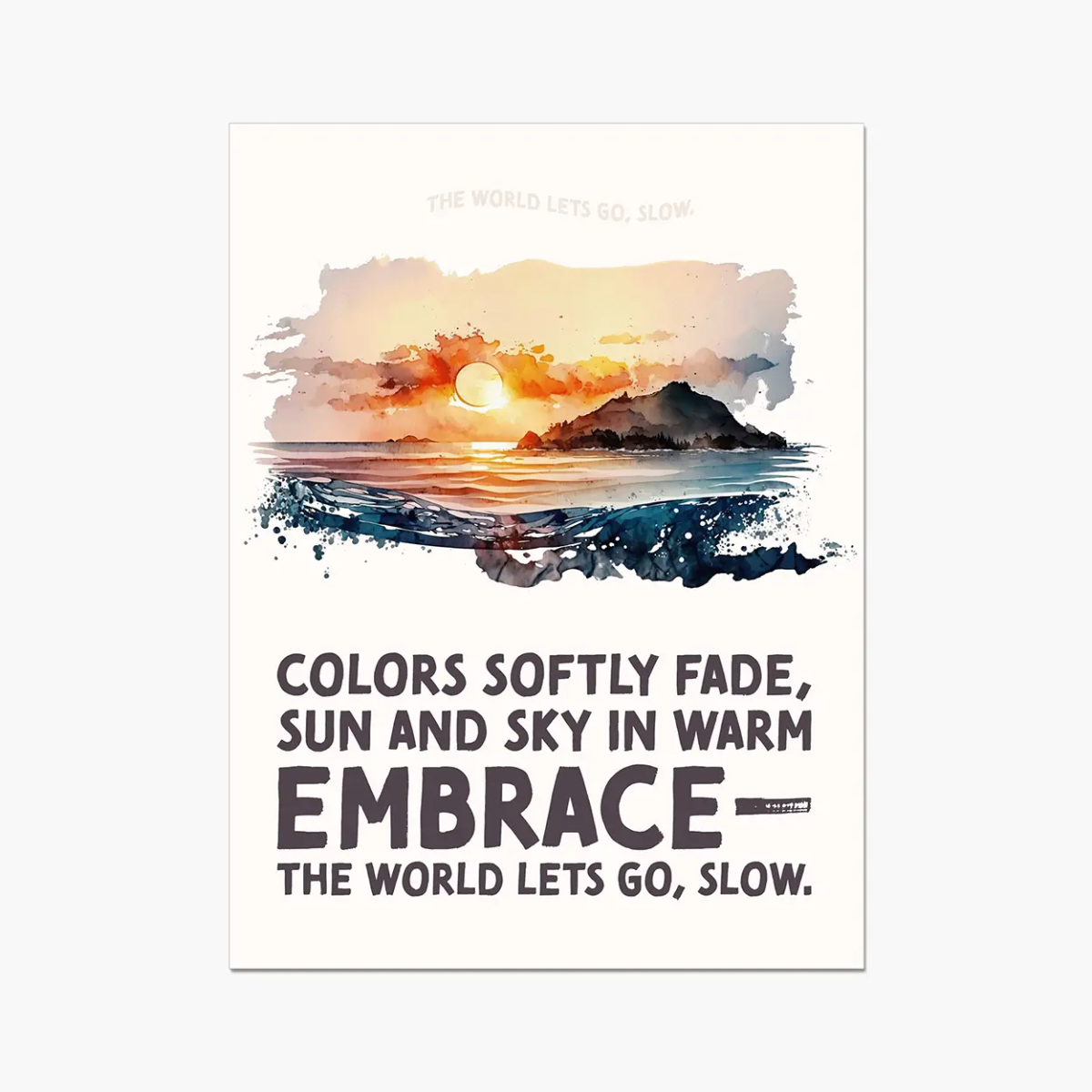 Nature's Serenity - Serene Sunsets 2 3 - Landscapes Poster Print by doingly