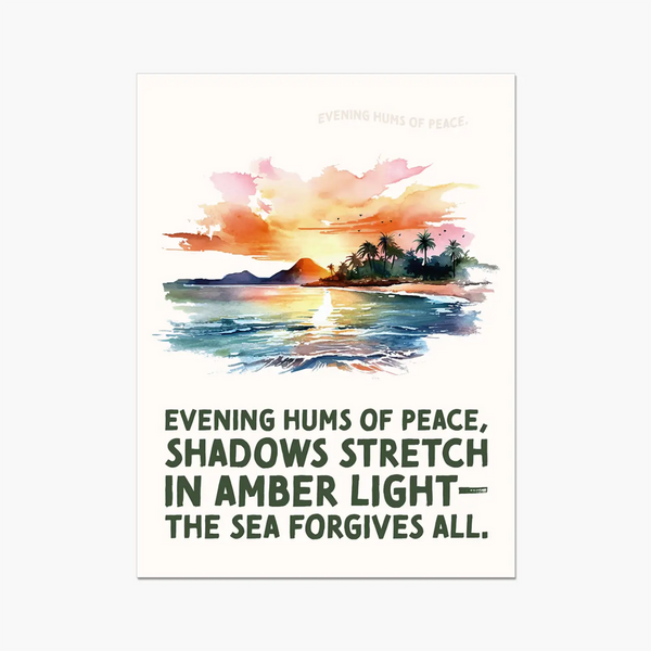 Nature's Serenity - Serene Sunsets 4 3 - Landscapes Poster Print by doingly