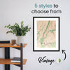 New York Maps 1 - Map Matte Print by doingly