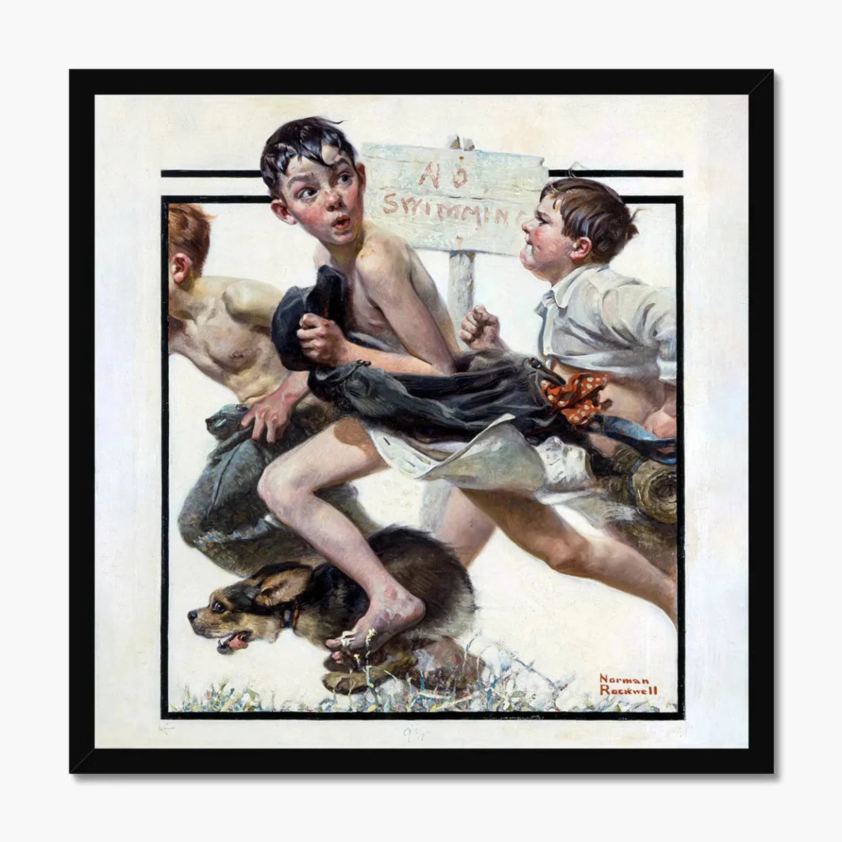 No Swimming 8 - New Fine art by doingly