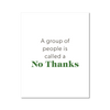 No Thanks 2 - Laugh Art Tile by doingly