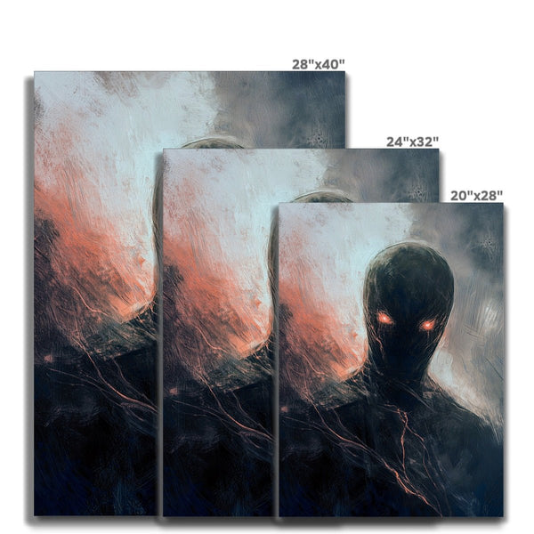 Nuctue's Stare 9 - Macabre Canvas Print by doingly