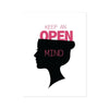 Open Mind 18 - Typography Canvas Print by doingly