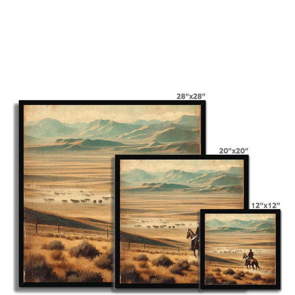 Open Range 5 - New Framed Print by doingly