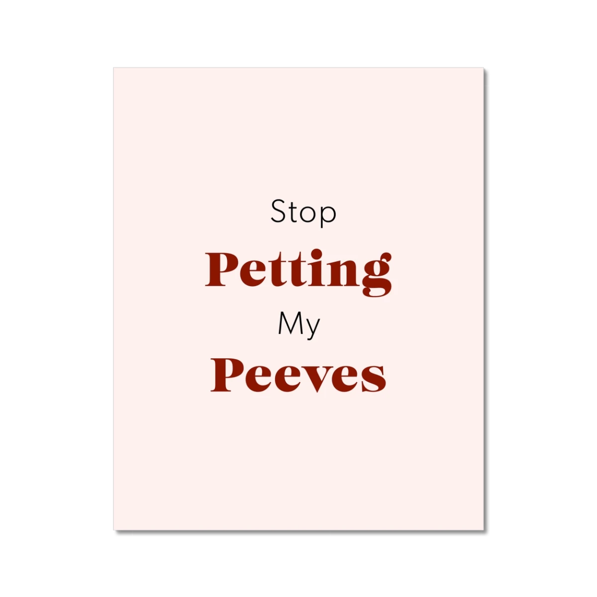 Petting Peeves 2 - Laugh Art Tile by doingly