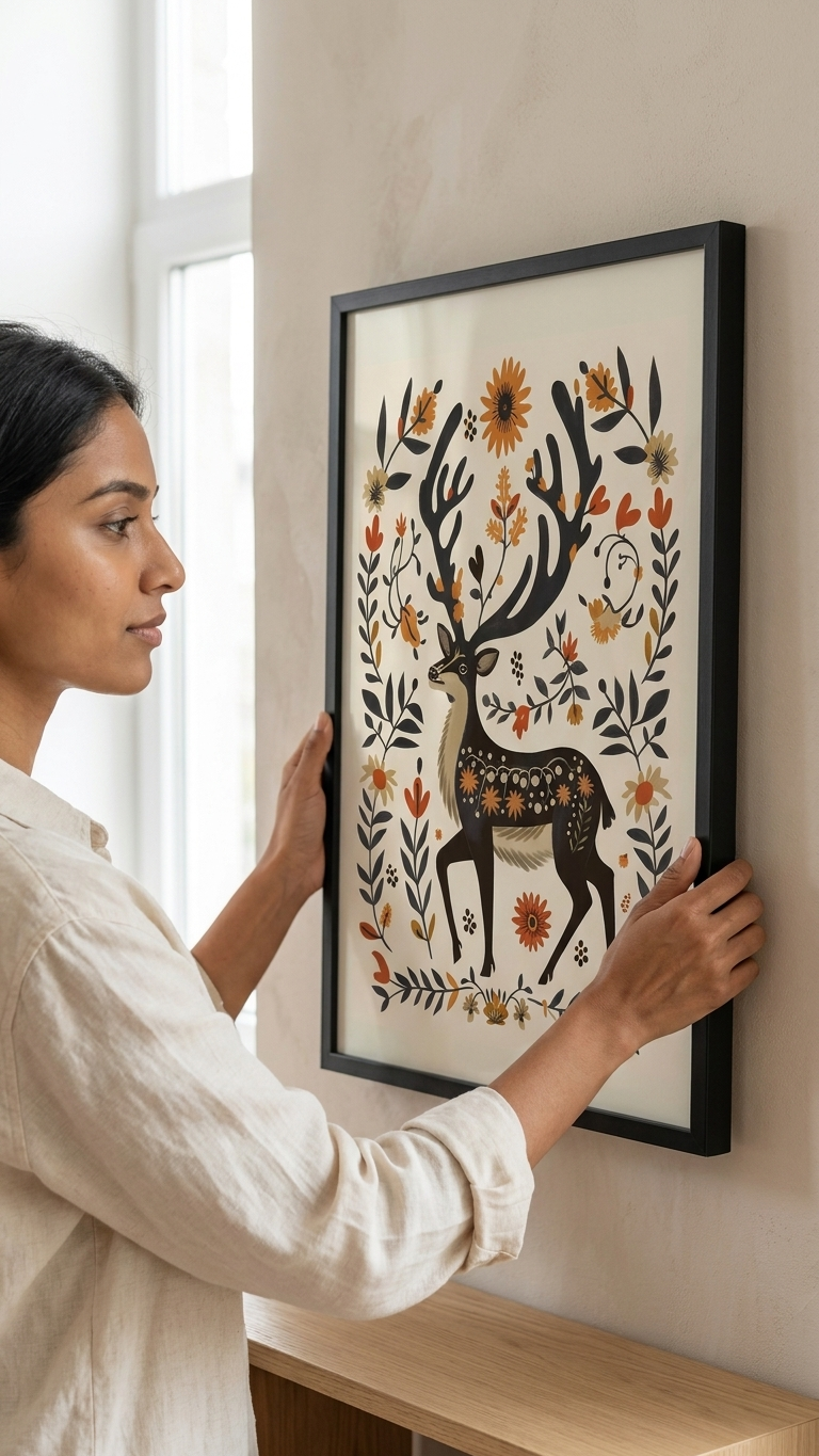 Folk Art Deer
