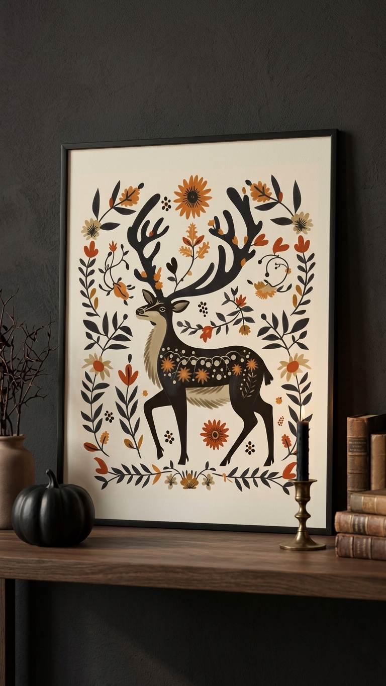 Folk Art Deer