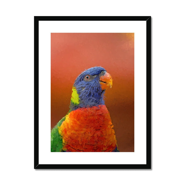 Portrait - Lorikeet 1 - Animal Matte Print by doingly