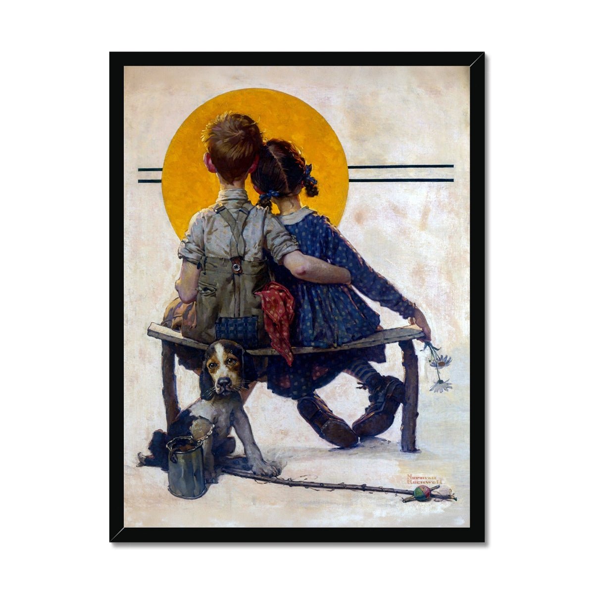 Puppy Love 1 - New Fine art by doingly