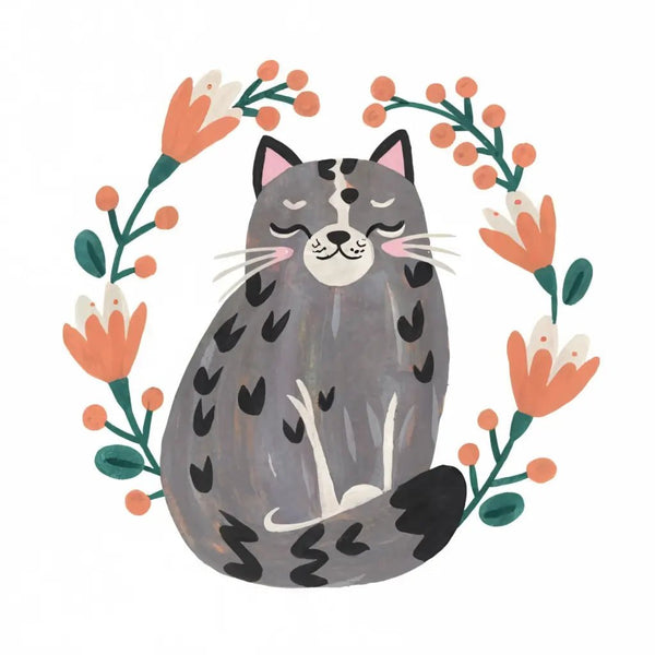 Purrfect Whiskers 03 2 - Animal Poster Print by doingly