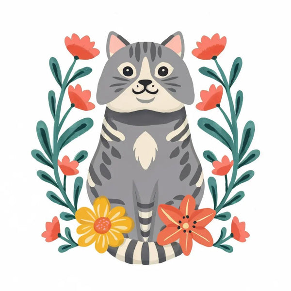 Purrfect Whiskers 04 2 - Animal Poster Print by doingly