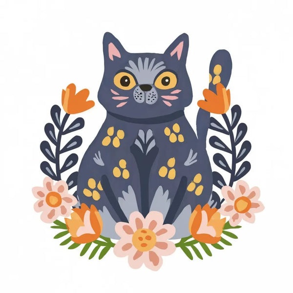 Purrfect Whiskers 06 2 - Animal Poster Print by doingly