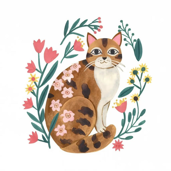 Purrfect Whiskers 07 2 - Animal Poster Print by doingly