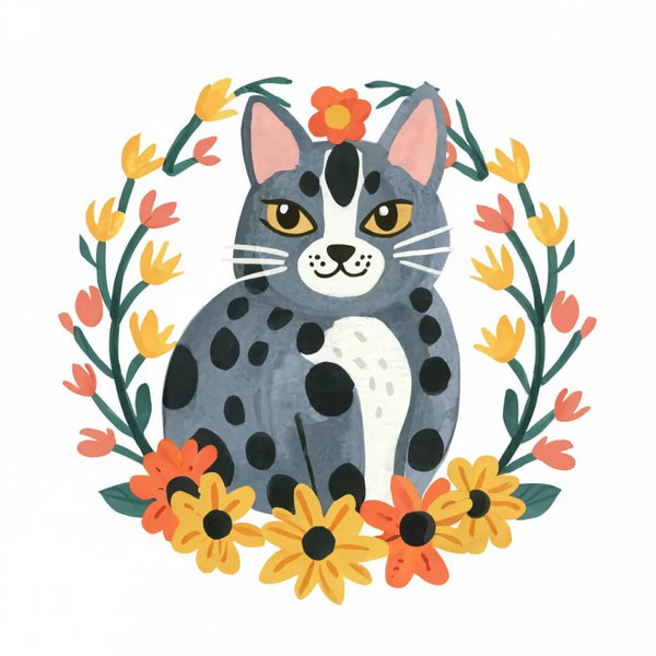 Purrfect Whiskers 08 2 - Animal Poster Print by doingly