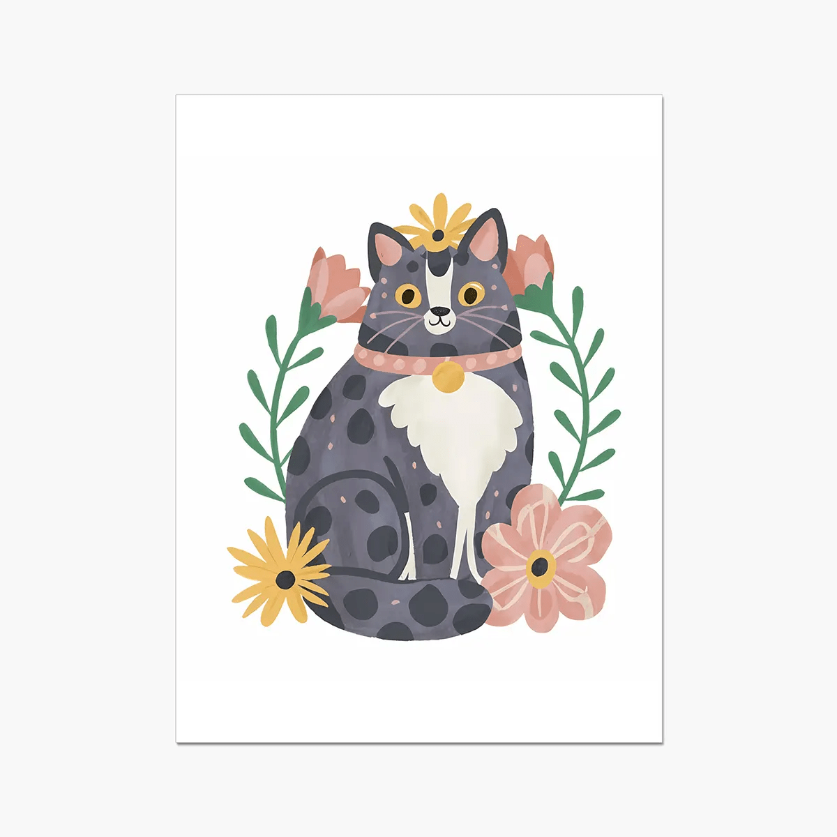 Purrfect Whiskers 09 3 - Animal Poster Print by doingly