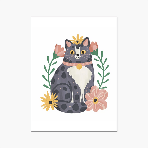Purrfect Whiskers 09 3 - Animal Poster Print by doingly
