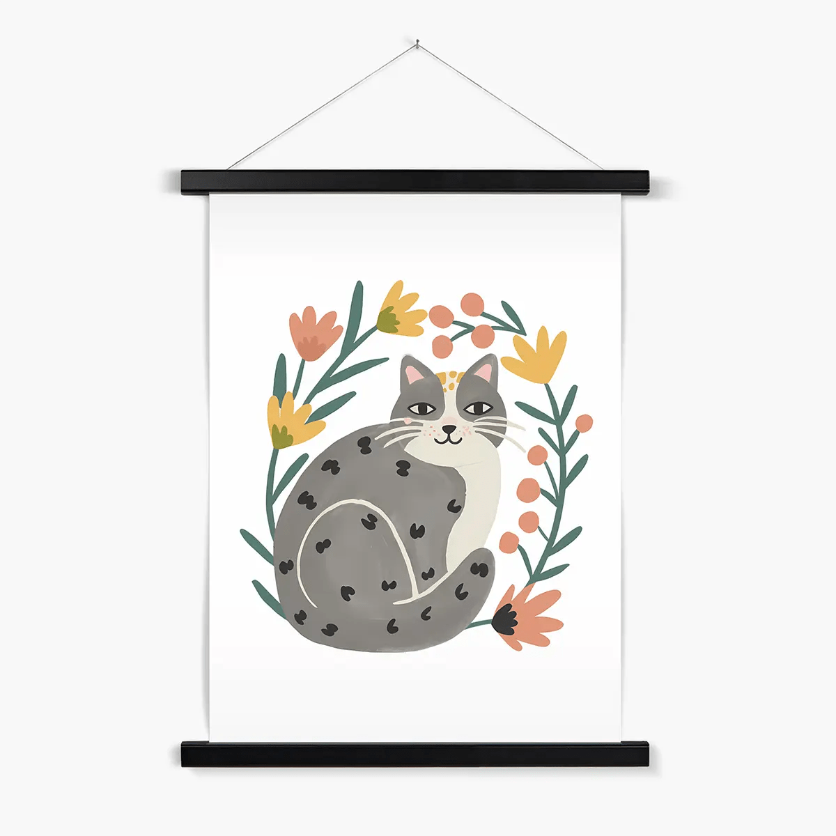 Purrfect Whiskers 10 4 - Animal Poster Print by doingly