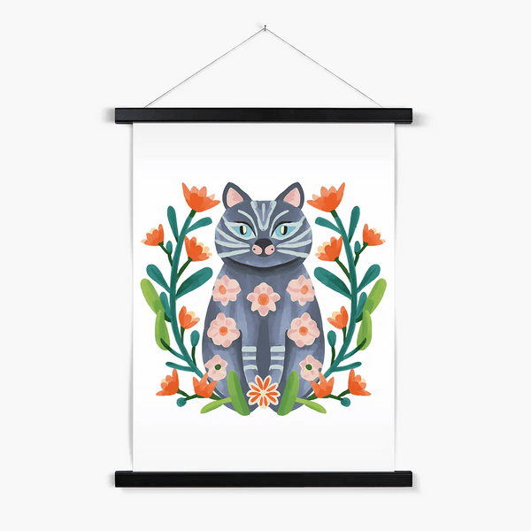 Purrfect Whiskers 11 4 - Animal Poster Print by doingly