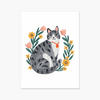 Purrfect Whiskers 12 3 - Animal Poster Print by doingly