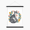 Purrfect Whiskers 12 4 - Animal Poster Print by doingly