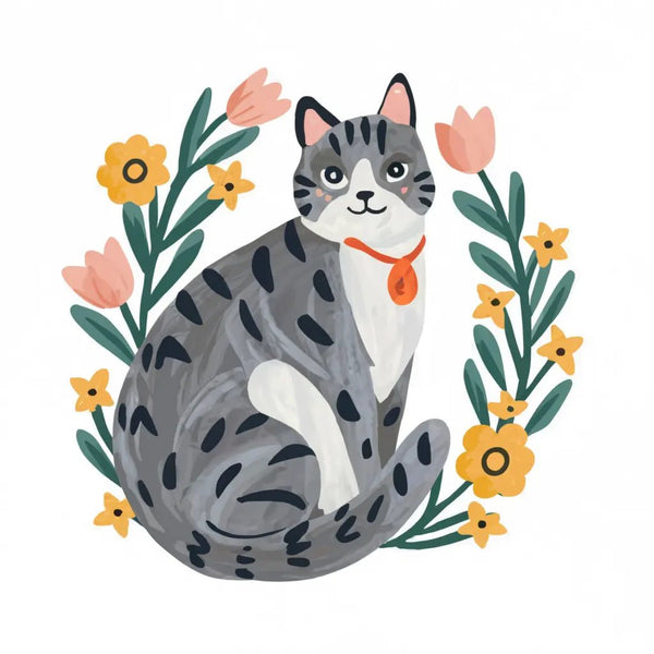 Purrfect Whiskers 12 2 - Animal Poster Print by doingly