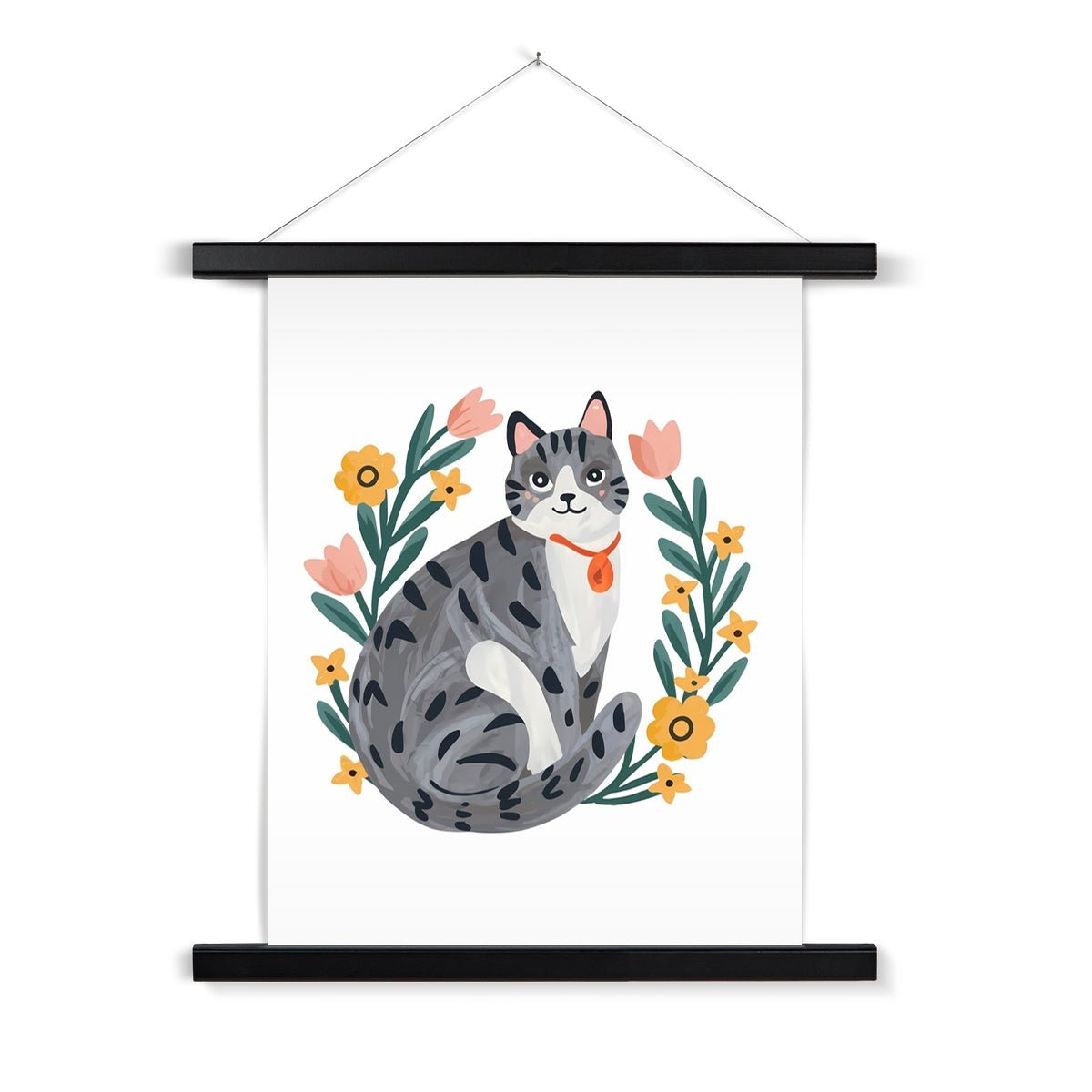 Purrfect Whiskers 12 1 - Animal Poster Print by doingly